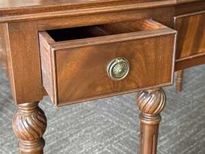 Regency-style mahogany console - 3