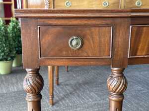 Regency-style mahogany console - 4