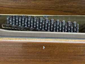 Concord upright piano in timber case with stool - 3