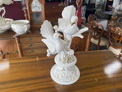 27 · Capodimonte ceramic figure of two doves