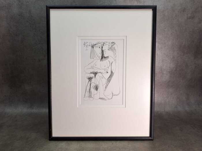 After Pablo Picasso 'Le Go&ucirc;t du Bonheur' (4.5.64 I), 1970, 634/666. Lithographic print on paper