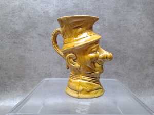 Antique Ally Sloper yellow character jug. - 2