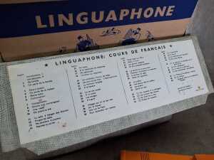 Linguaphone French course record and book set - 4