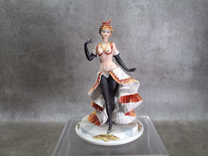 Capodimonte Ebony Goddess lady figure