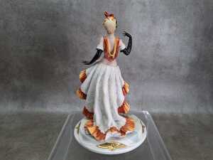 Capodimonte Ebony Goddess lady figure - 4
