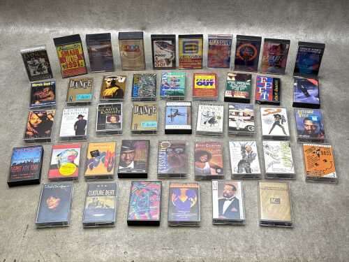 Funk, Soul, Dance and compilation cassette tapes