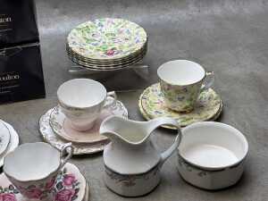 English porcelain including trios - 5