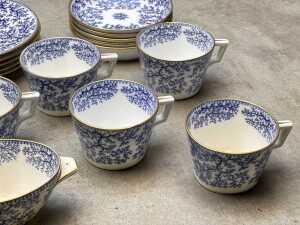Antique Minton porcelain tea setting for six - 4