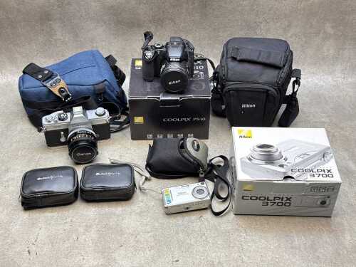 Three cameras