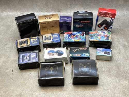 Collection of binoculars