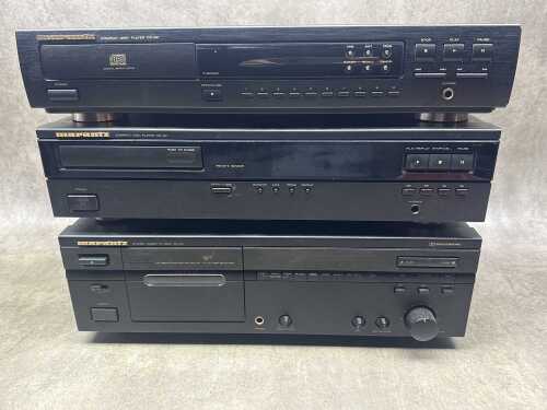 Marantz CD players and cassette deck