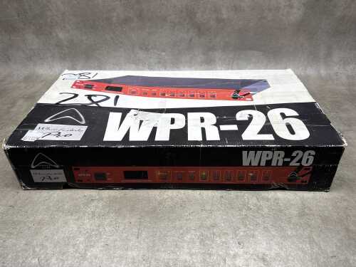 Wharfedale Pro WPR-26 professional router with remote