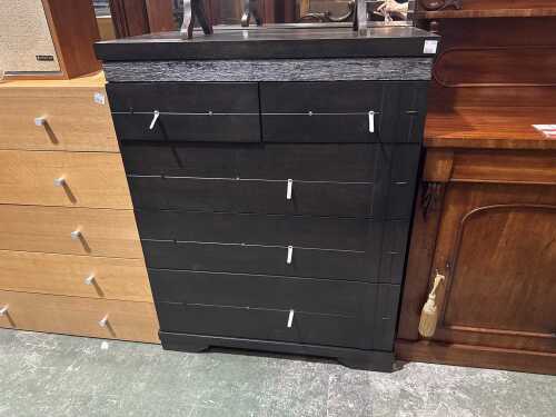 Modern 5-drawer tallboy (Retail floor sock)