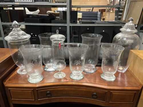 Group of glass homewares