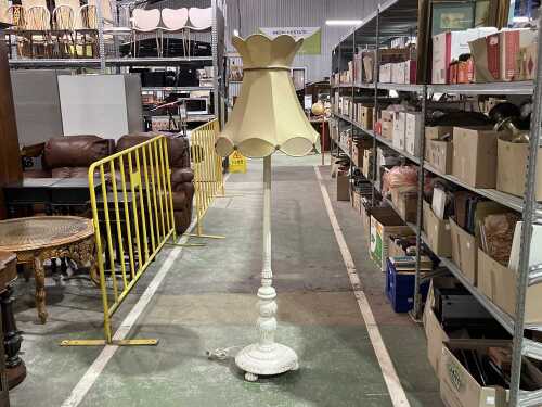 Vintage style standard lamp