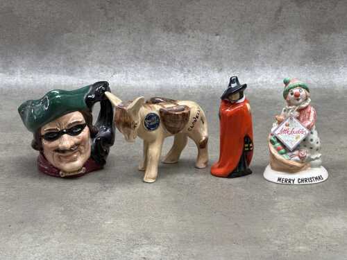 Four porcelain figures
