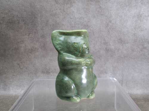 Melrose Ware green glazed koala character jug.