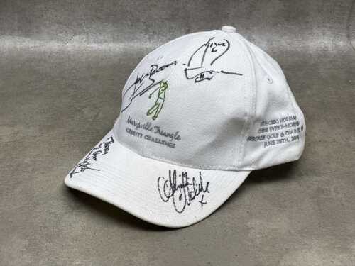 Signed Marysville Triangle Charity Challenge Golf tournament cap