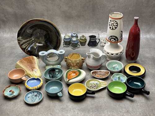 Assorted pottery