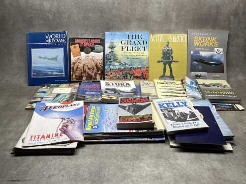 Military and aircraft books and magazine