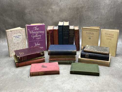 Vintage and antique English literature and poetry books