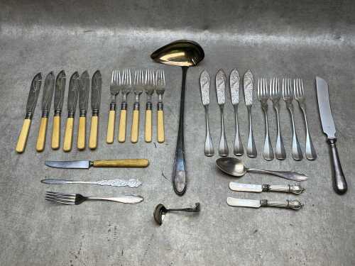 Silver plated cutlery