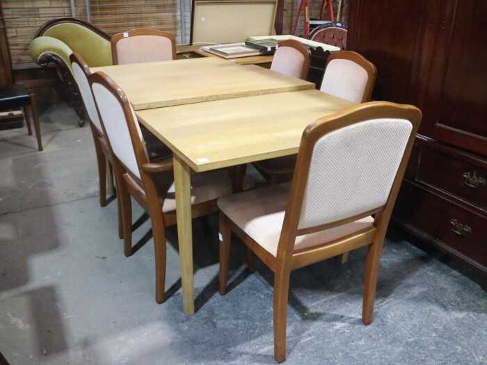 Seven piece Noblett dining suite
