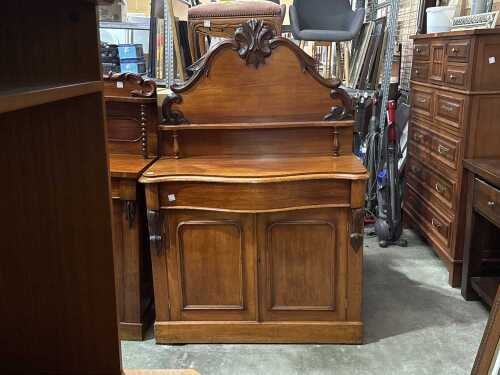 Victorian-style timber chiffonier