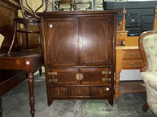 An oriental style TV cabinet
