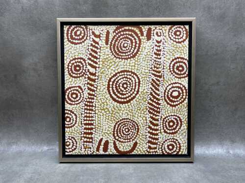 Frankie Whitlam Japanangka (c.1925- ), Kante Jukurrpa 2006, acrylic painting on canvas