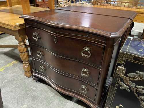 Pair of timber bedsides