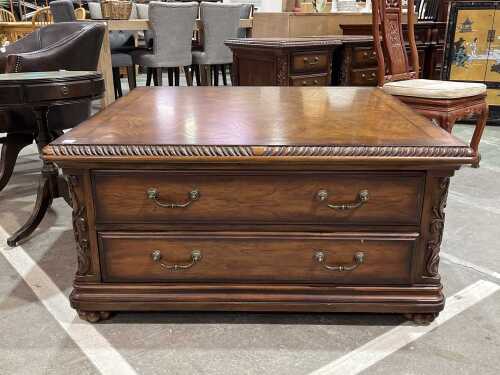 Antique-style coffee table