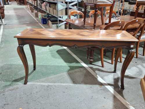 Timber hall table