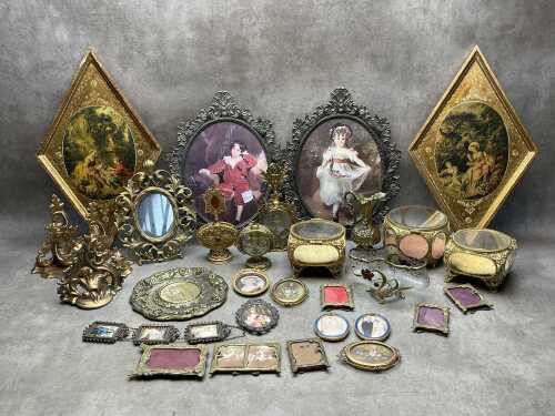 Vintage baroque style decorative items