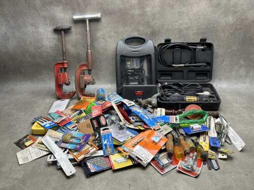 Assorted tools and hardware