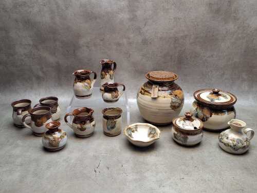 Collection of Gembrook Pottery items