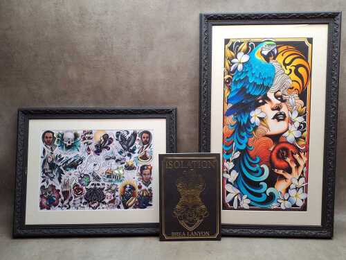 Brea Lanyon, tattoo art prints (2)