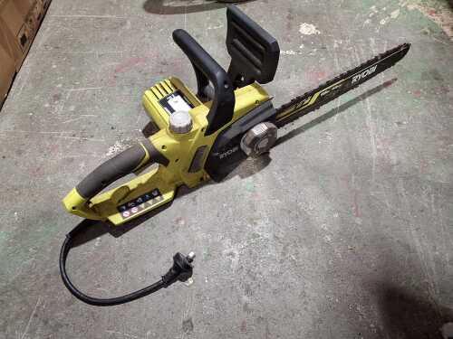 Ryobi electric chainsaw