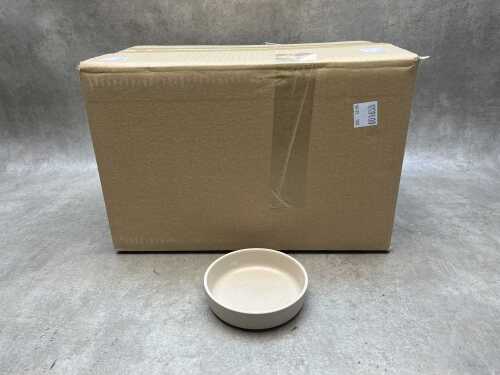 36 medium ceramic dip bowls in stone