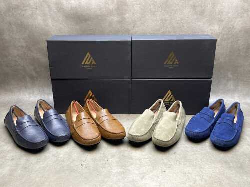 Four Nappa Tori Australia leather men's shoes size US 12