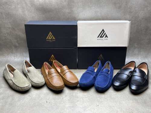 Four Nappa Tori Australia leather men's shoes size US 12