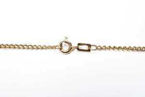 A diamond necklace in 18 carat yellow gold - 4