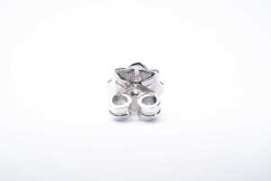 A pair of Tahitian pearl studs in 18 carat white gold - 4