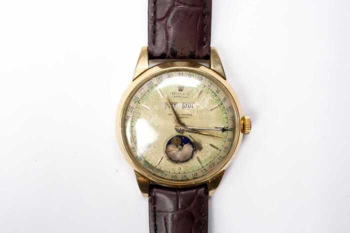 A rare Rolex perpetual Padellone Chronometer in 18 carat yellow gold