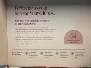Retreat Yourself box - 3