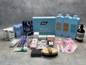 Group of beauty products
