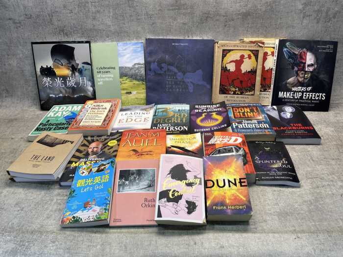 Group of books
