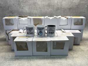 27 novelty mugs