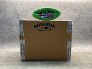 Box of Sherrin footballs