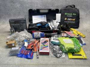 Group of garage products